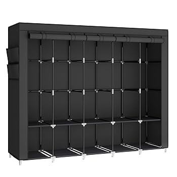 Amazon.com: MOGELAFOO 83 Inch Wide Portable Closet Wardrobe